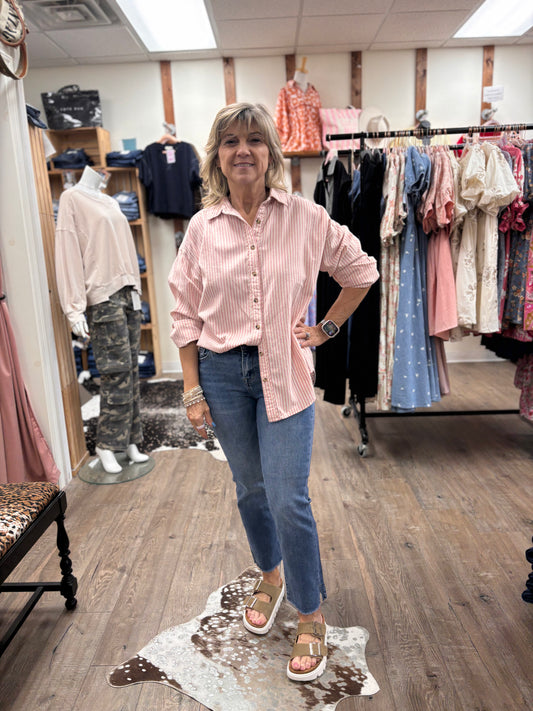 Poppy Mid Rise Crop Jeans