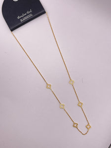 Elegant Beaded Gold Necklace