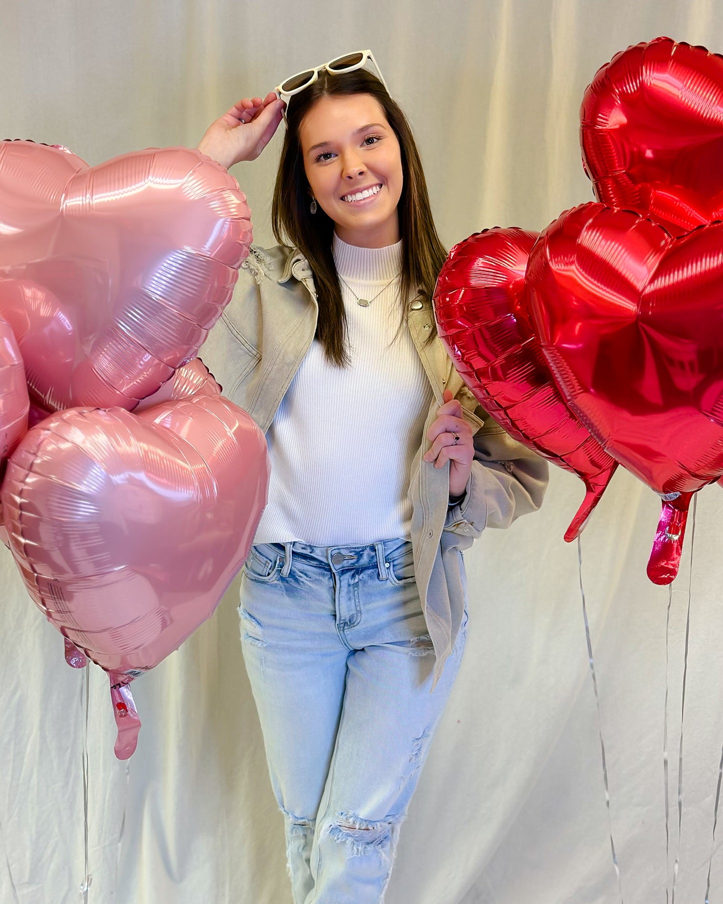 Mineral Washed Love Smile Jacket