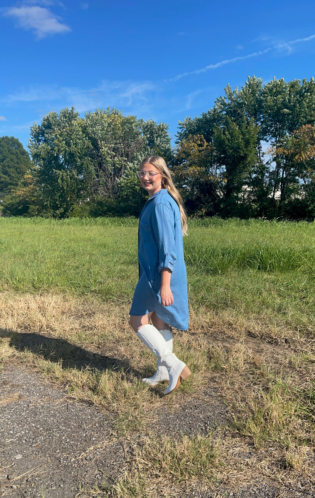 Denim Days Button Up Dress