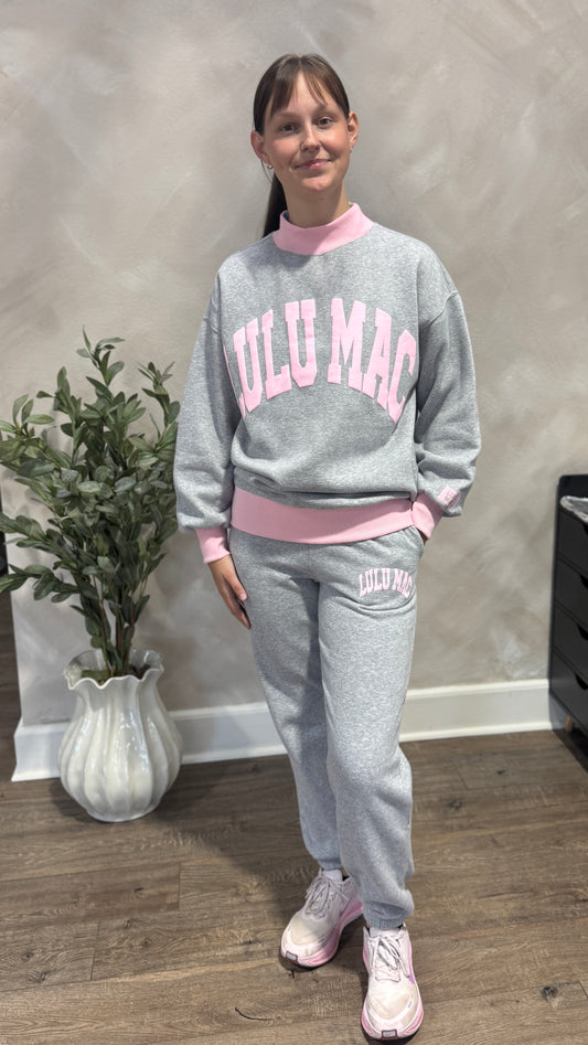 Lulu Mac Puff Mock Neck Sweatshirt
