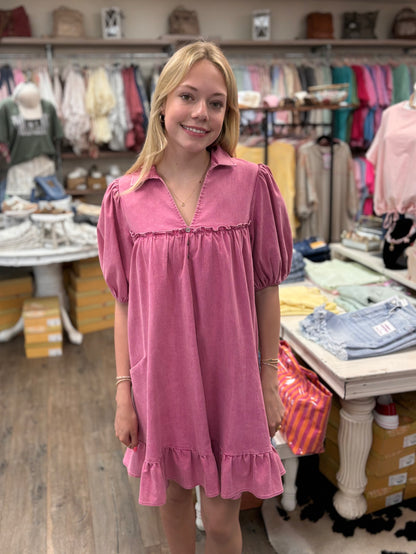 Ruffled Charm Babydoll Dress