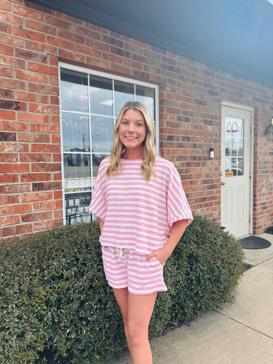 Stripe Terry Cloth Set