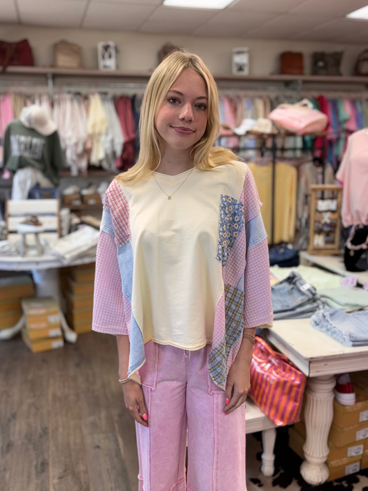 Patchwork Sunshine Top