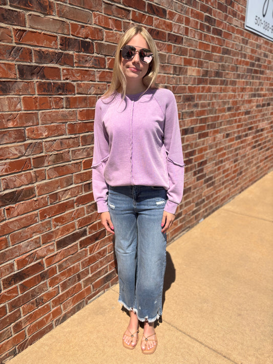 Color Pop Long Sleeve Top