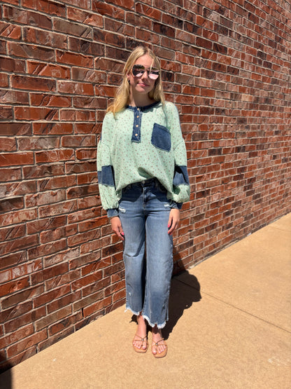 Country Garden Henley Top