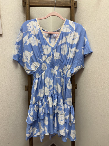 Floral Smocked Tiered Dress