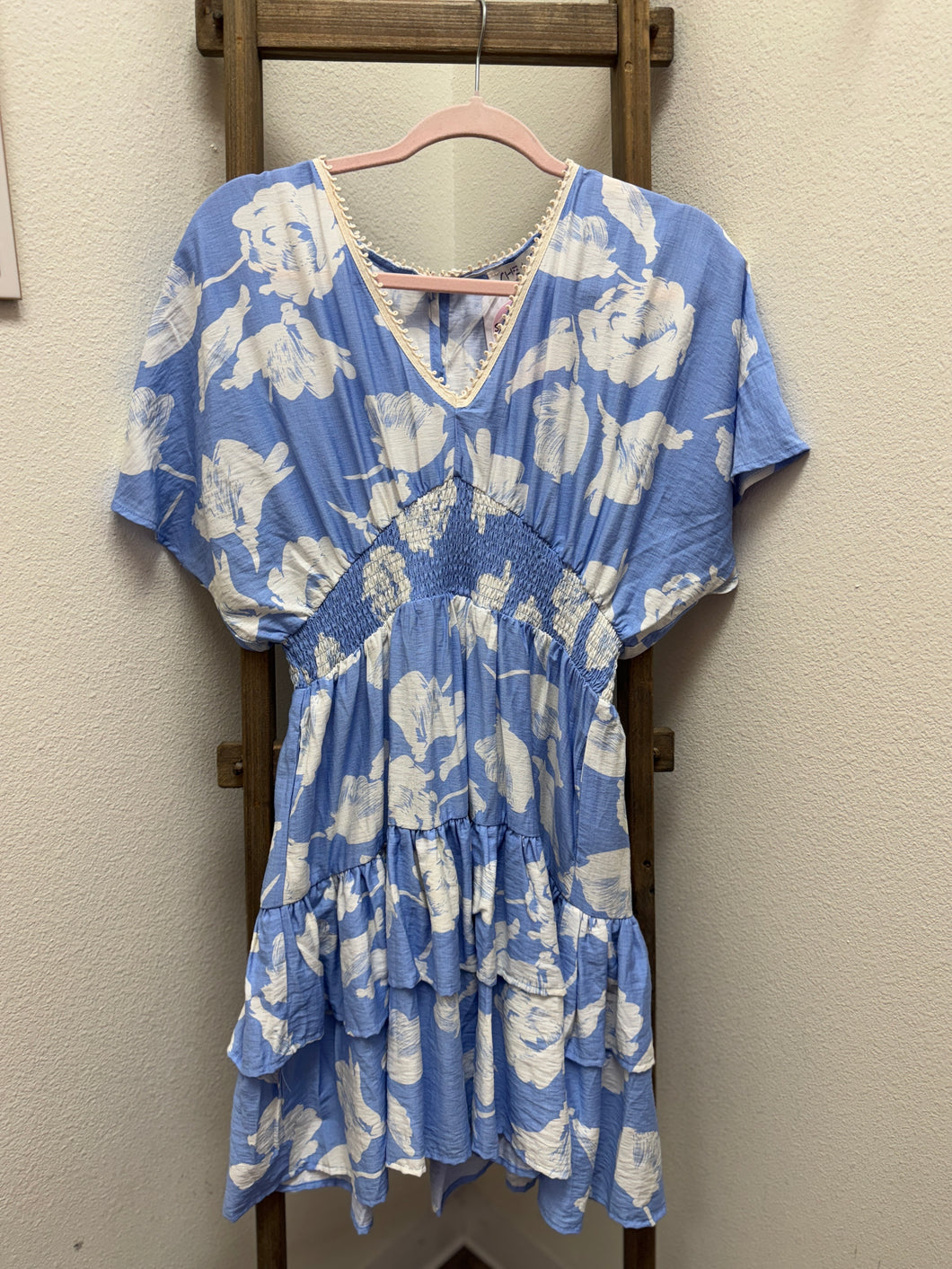 Floral Smocked Tiered Dress