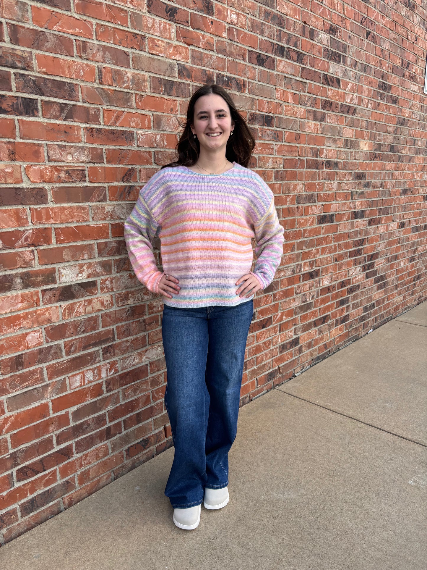 Soft Sorbet Stripes Sweater