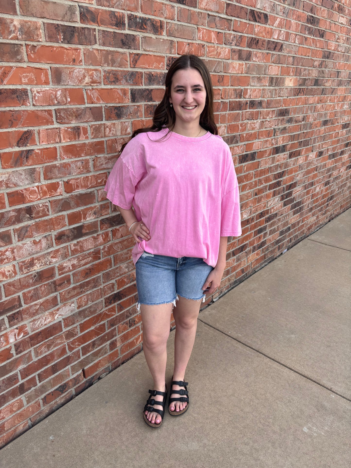 Daytrip Oversized Mineral Wash Tee