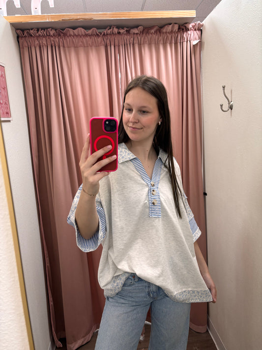 Pop of Floral Everyday Top