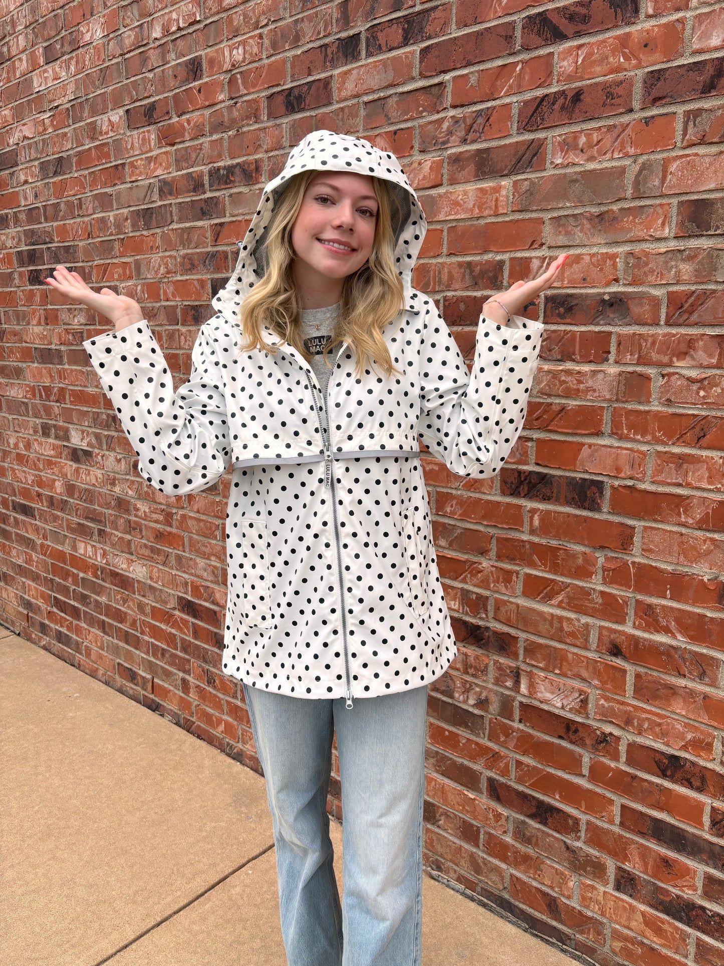 Lulu Mac Polka Dot Rain Coat