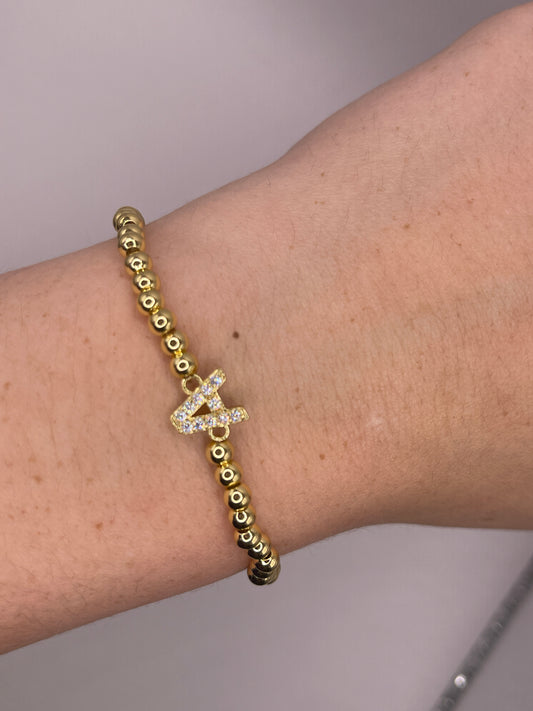 Gold Initial Bracelet
