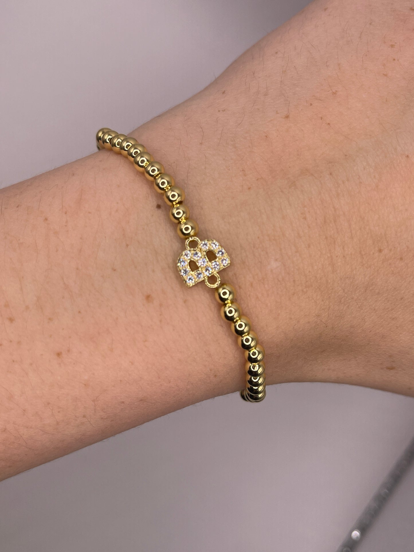 Gold Initial Bracelet