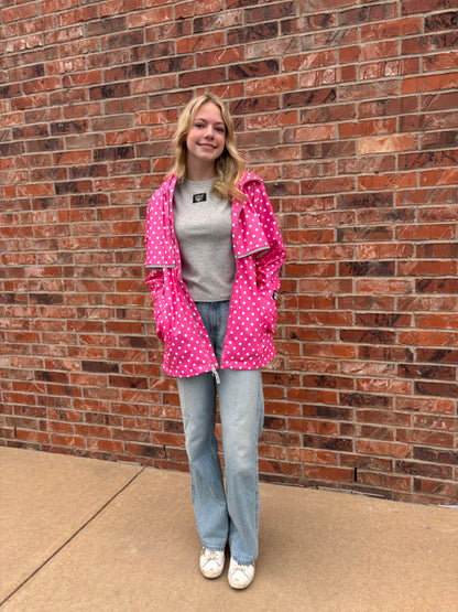 Lulu Mac Polka Dot Rain Coat