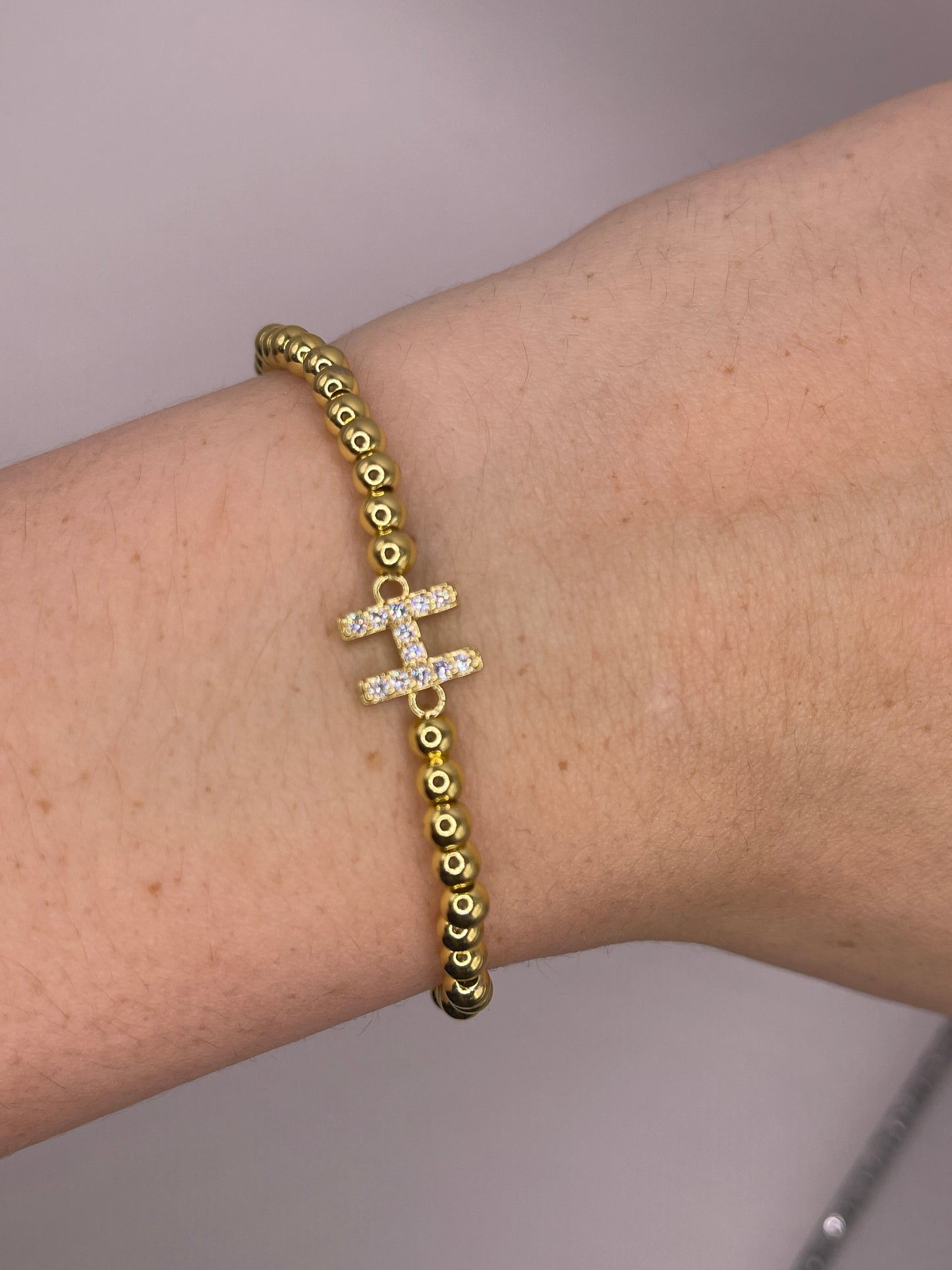 Gold Initial Bracelet