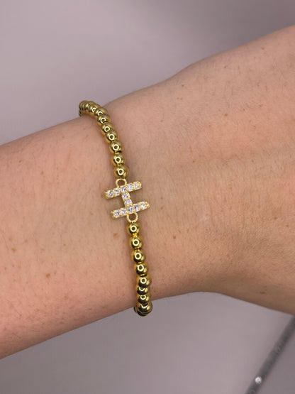 Gold Initial Bracelet