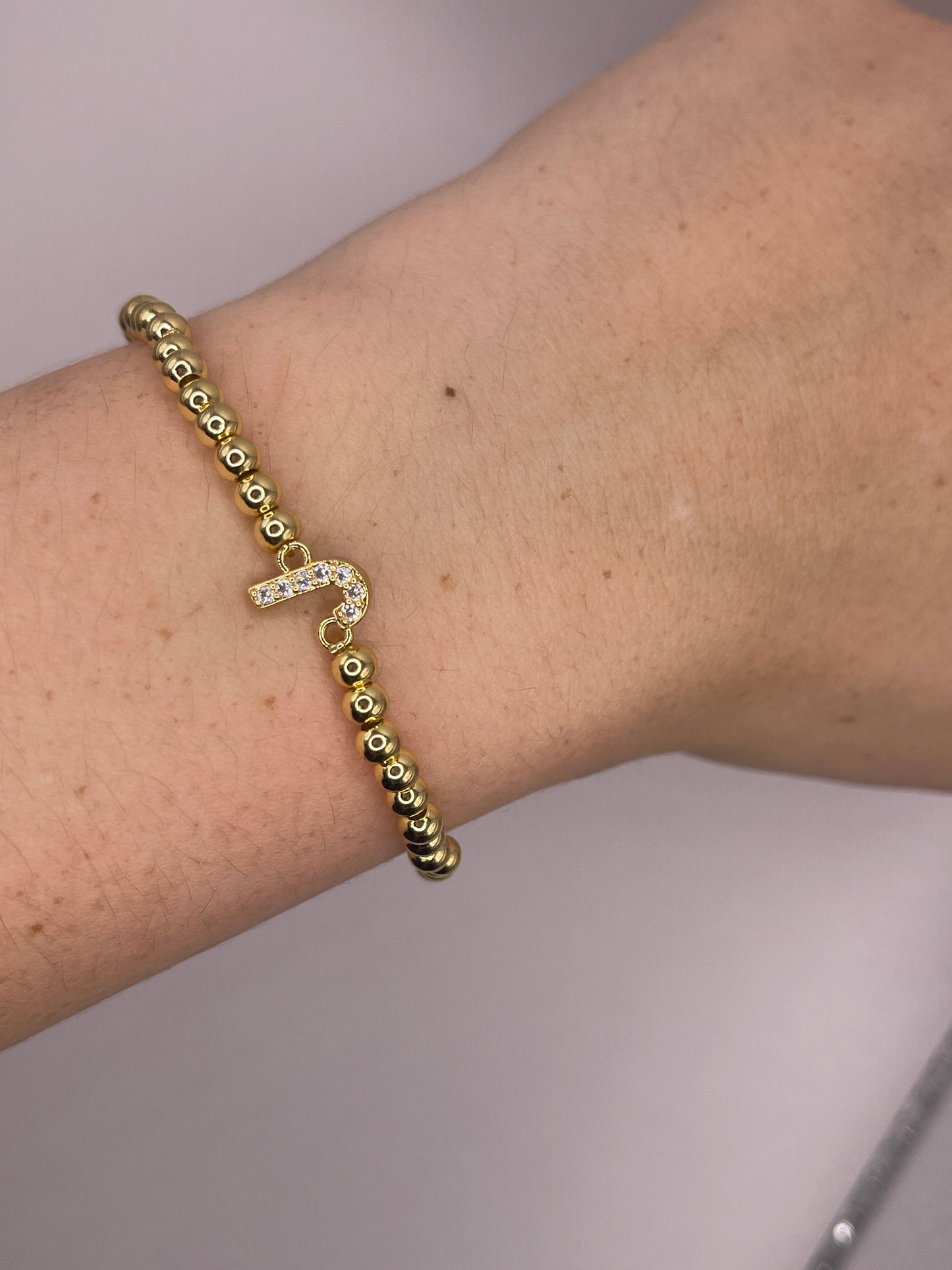 Gold Initial Bracelet