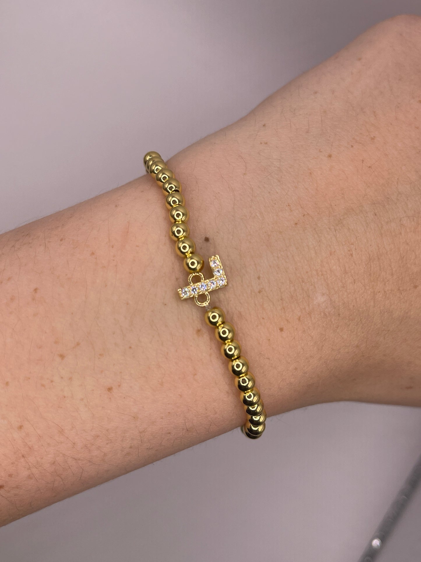 Gold Initial Bracelet
