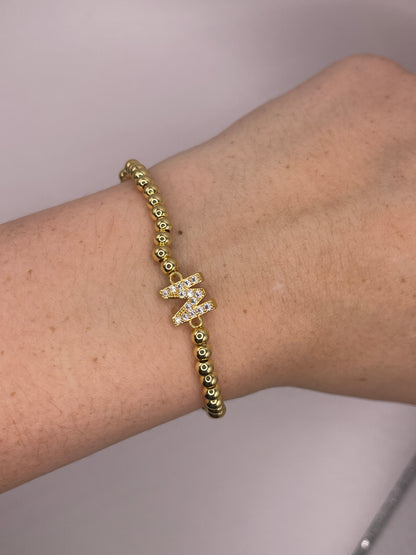 Gold Initial Bracelet