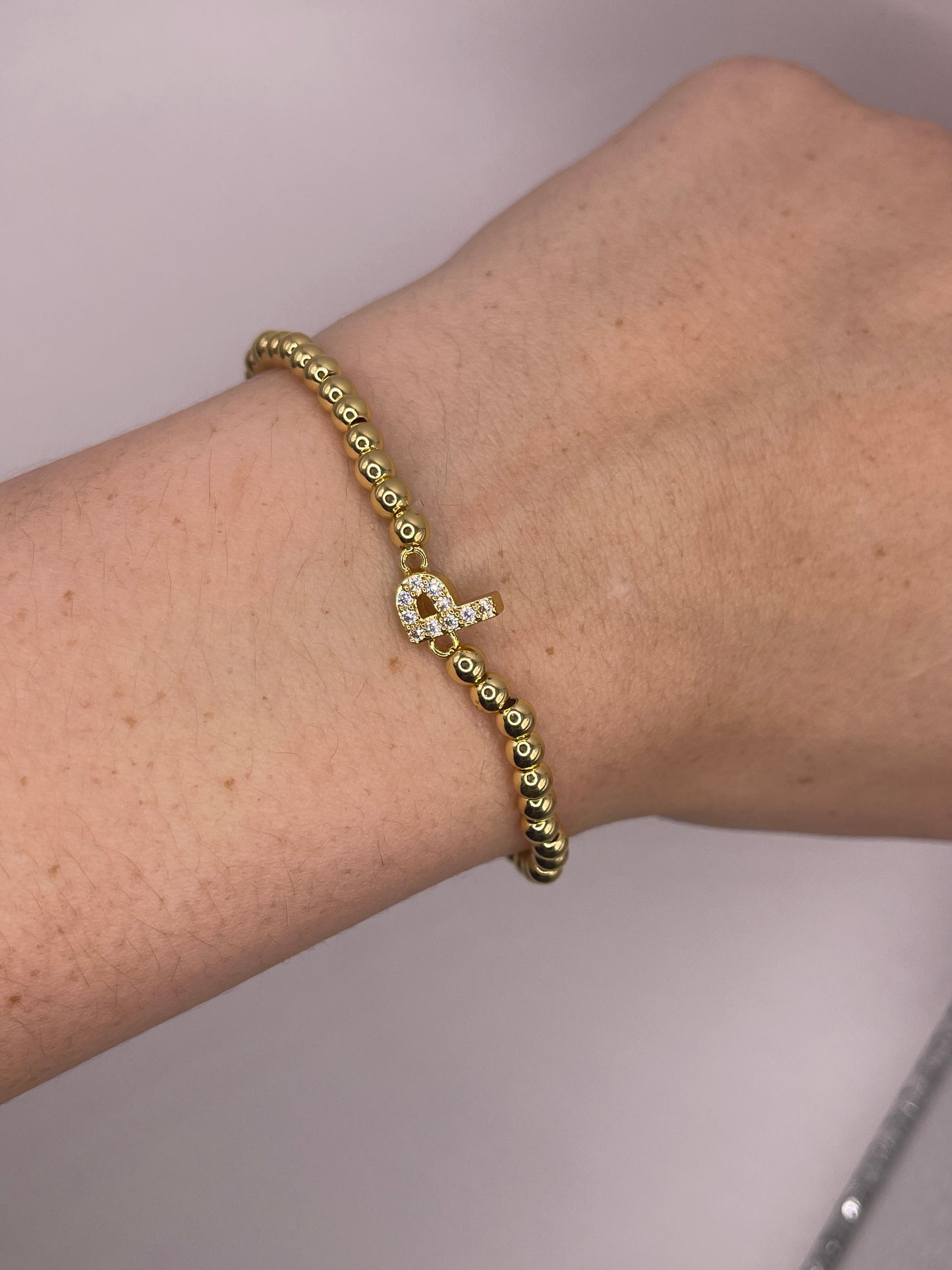 Gold Initial Bracelet
