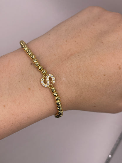 Gold Initial Bracelet