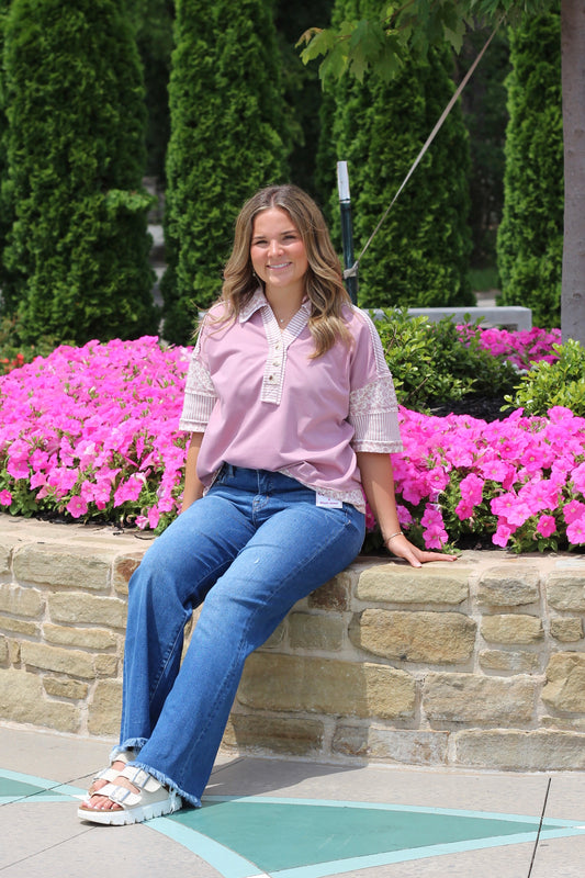 Dusty Rose Darling Top