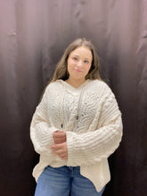 Load image into Gallery viewer, Bundled Up Chenille Sweater