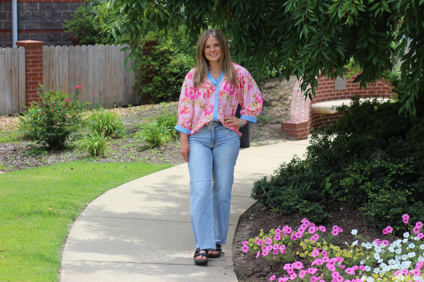 Bloom & Blue Top