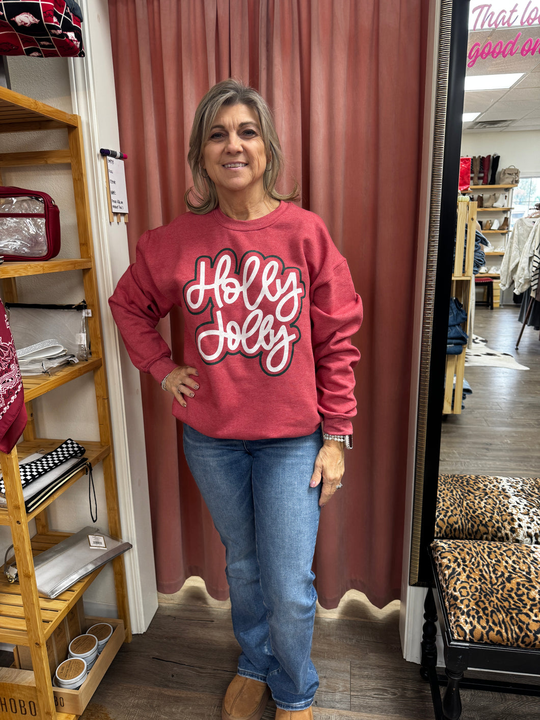 Cozy Holly Jolly Sweatshirt