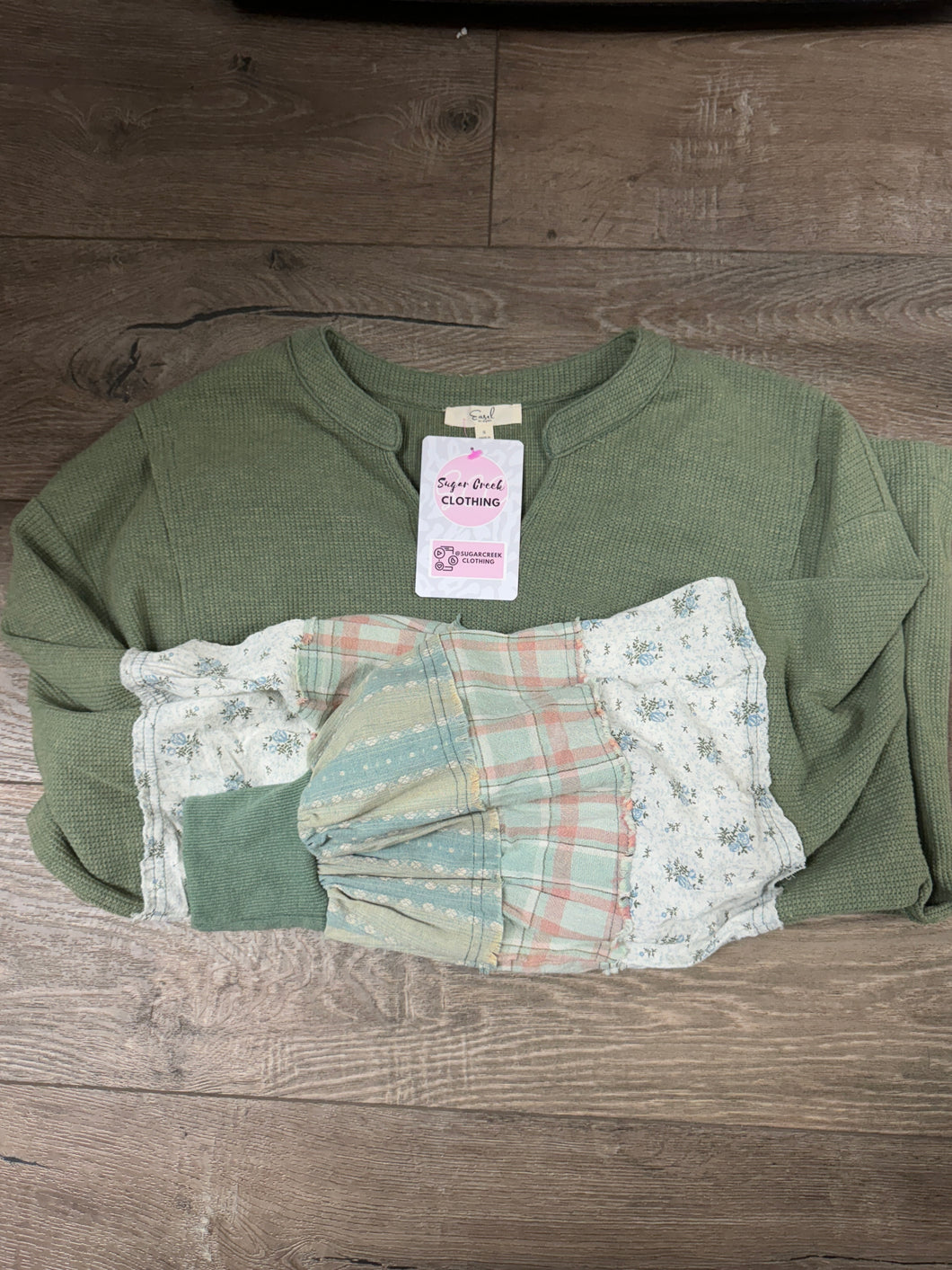 Perfect Patchwork LS Top