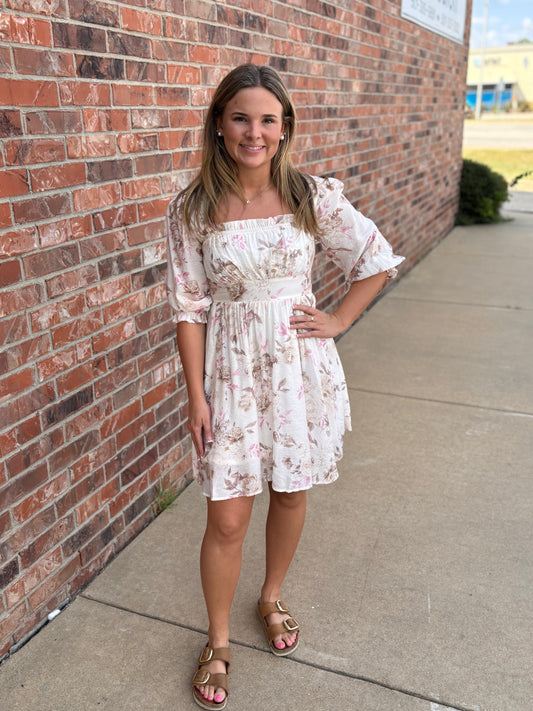 Garden Grace Mini Dress