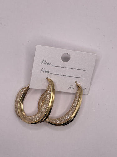 Gold Teardrop Earring