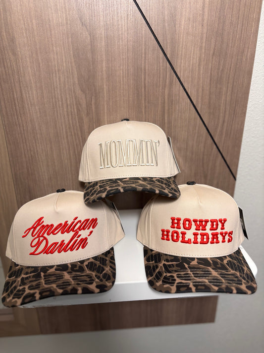The Leopard Edit Hats