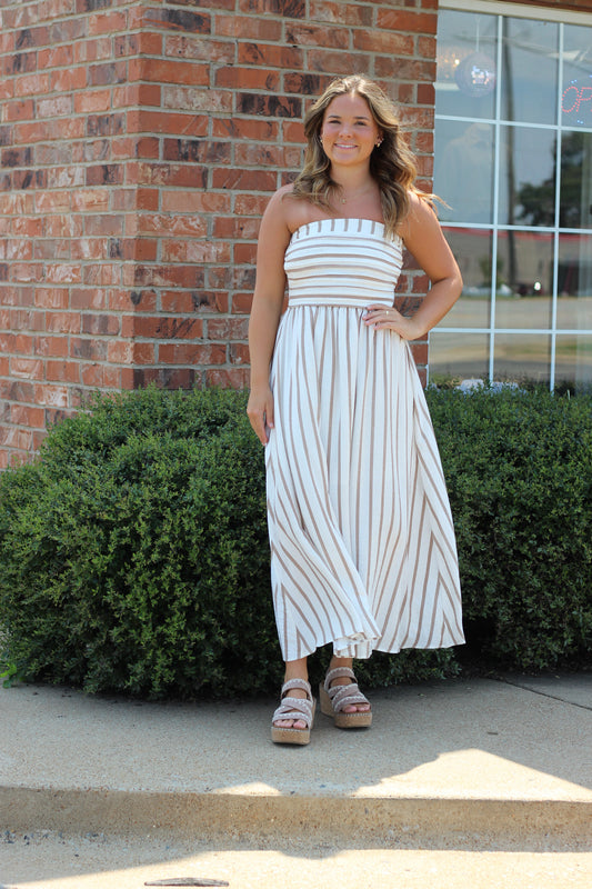 Soft Lines Strapless Dress