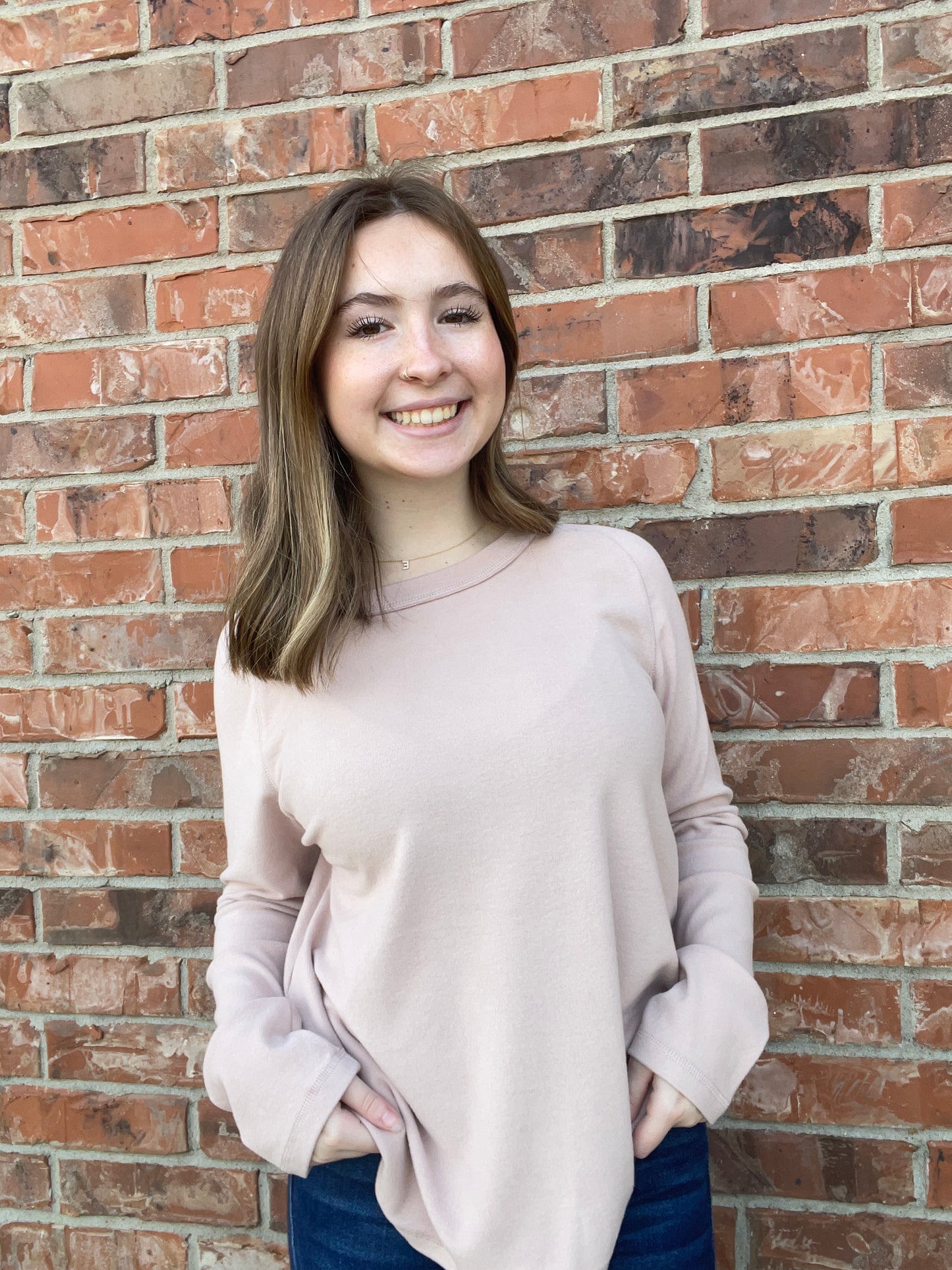Brushed Basic Sweater Top