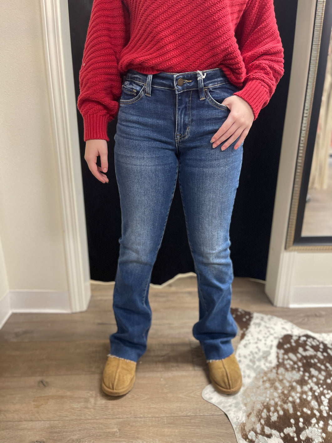 Mary MR Slim Bootcut Jeans