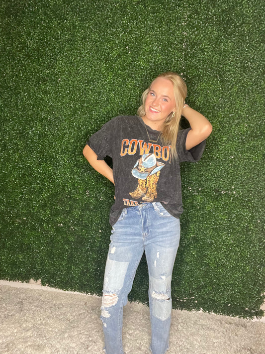 Cowboy Take Me Away Graphic Tee