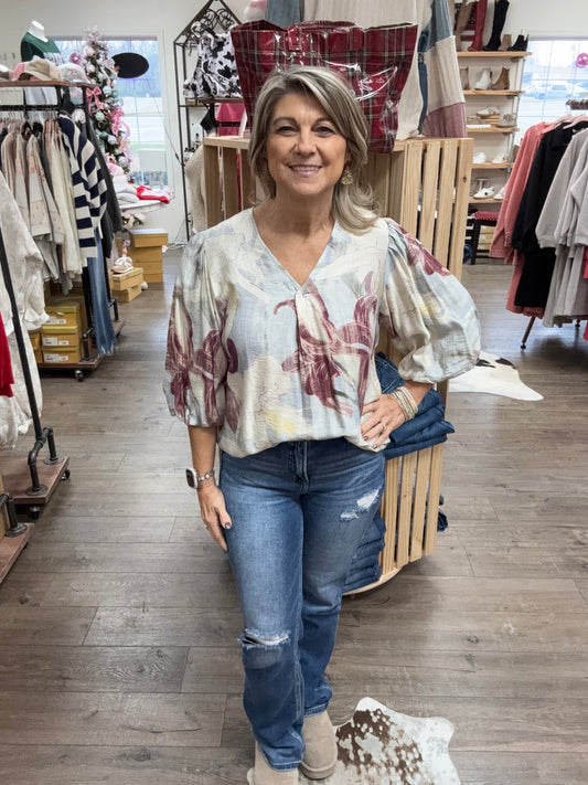 Forever Floral Printed Bouse