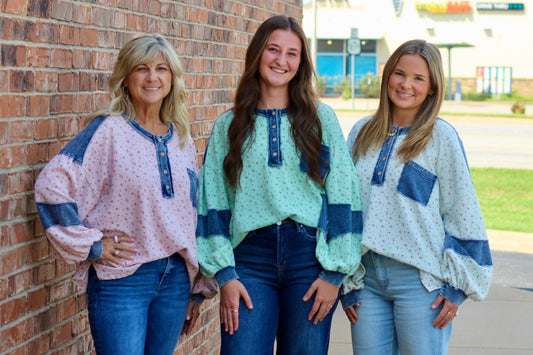 Country Garden Henley Top