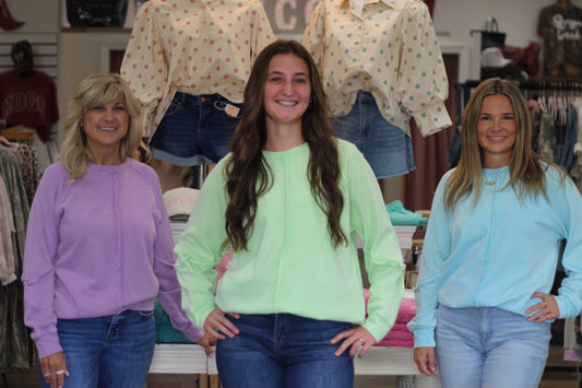 Color Pop Long Sleeve Top