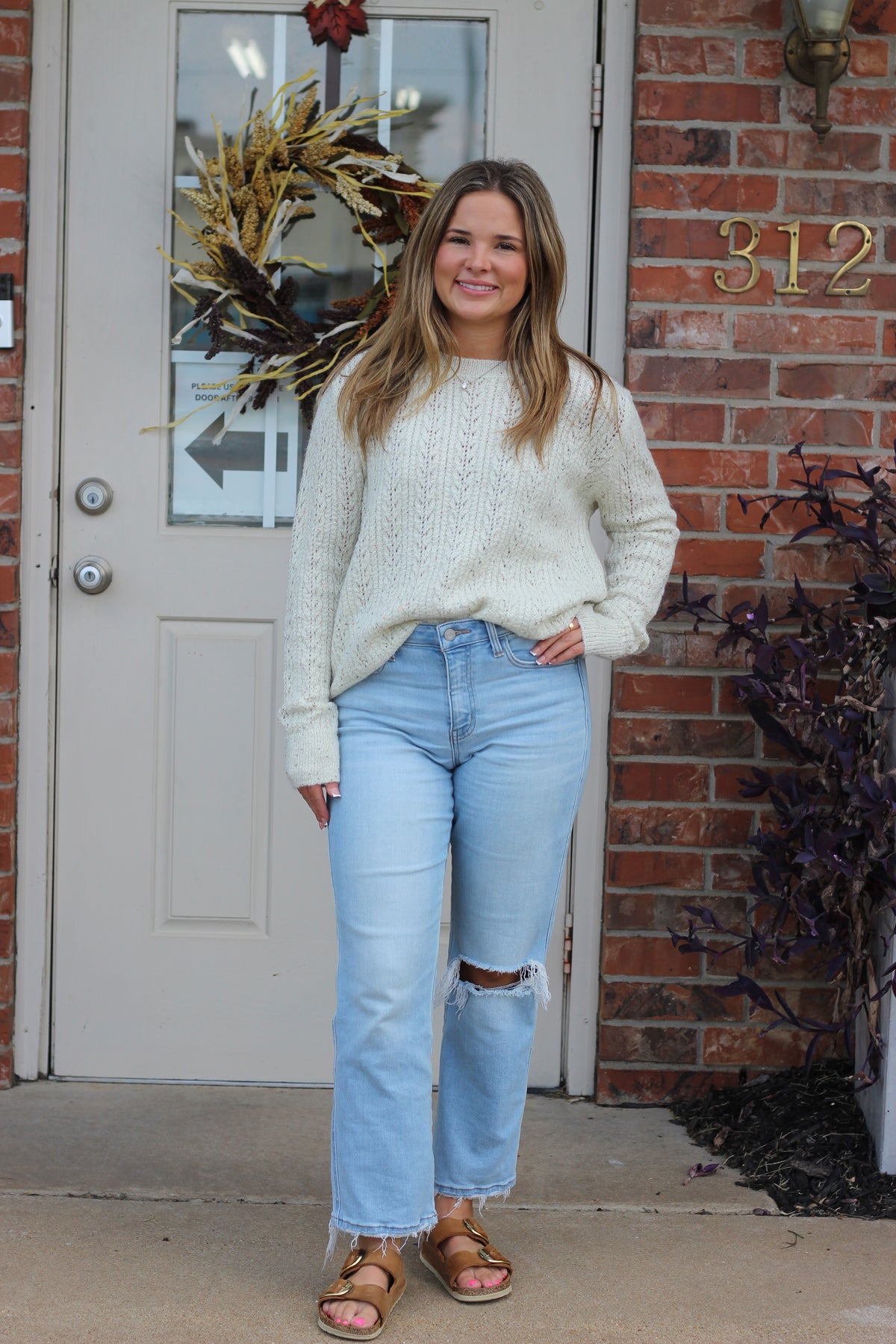 Champagne Shimmer Sweater