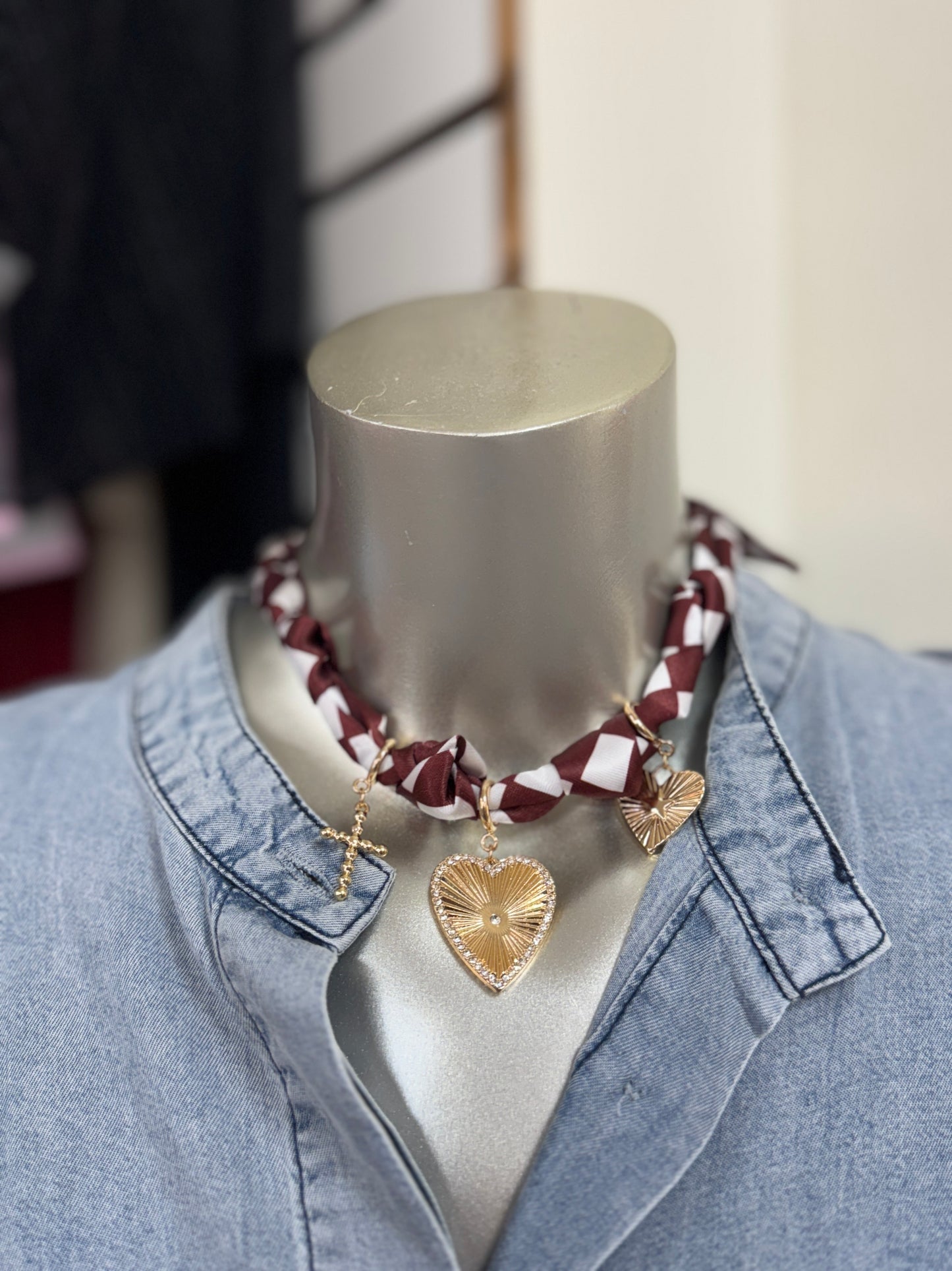 Elegant Scarf Necklace