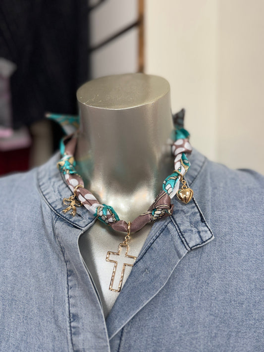 Elegant Scarf Necklace