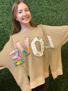 Love Patch Sweatshirt