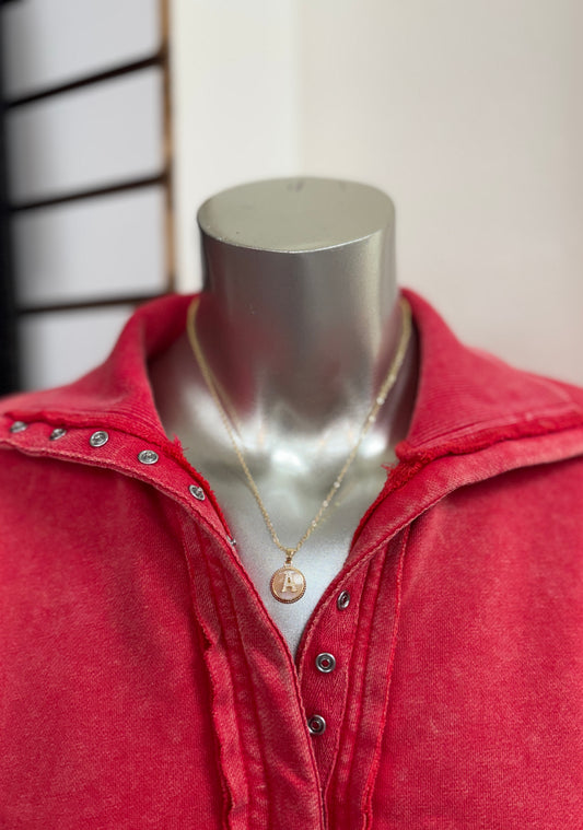 Just For You Initial Necklace