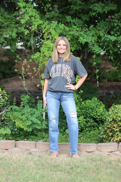 Lulu Mac Leopard Print T-Shirt