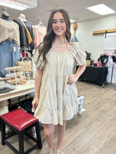 Load image into Gallery viewer, Gingham Mini Dress
