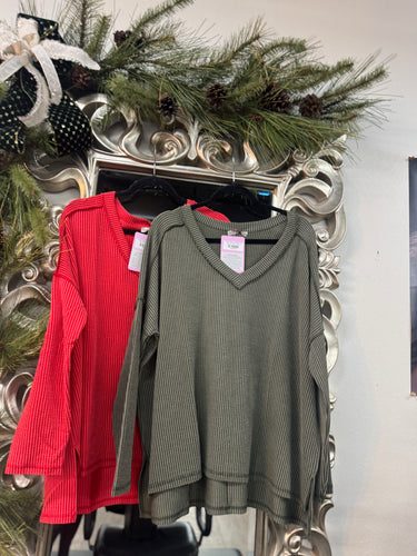 Holly Ridge Ribbed Top