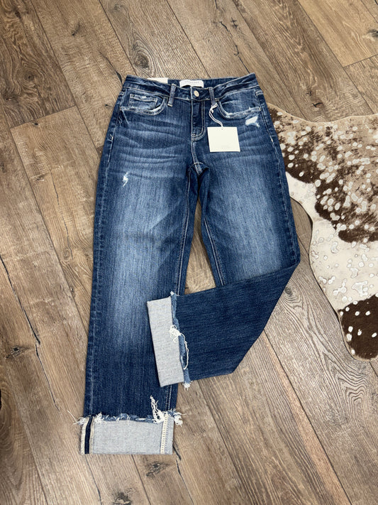 Celena Vintage Cuff Boyfriend Jeans